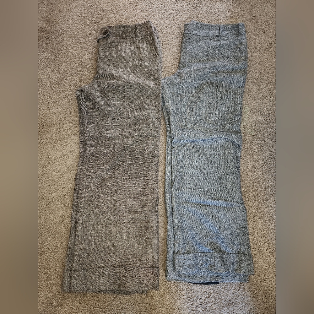 2 Pairs Ann Taylor Wool Lined pants